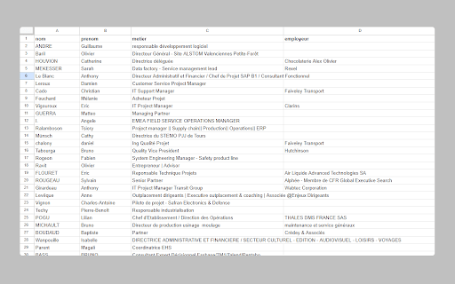 LinkedIn Scraper :: Récupérer les relations LinkedIn d'un profil et les exporter dans un fichier CSV.