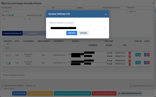 SEI Signature - Leitor A3 :: Extensão para assinatura digital com certificado A3