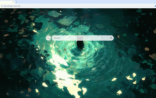 Cat In The Swamp Live Wallpaper :: Mystical black cat guardian standing in luminous turquoise swamp portal with magic.