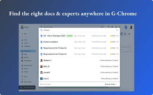 Overlayer :: Supercharge your drives: Overlayer makes your Google Workspace 10x more efficient