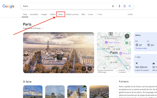 Add Google Maps Button :: Adds a Maps button to the Google search bar.