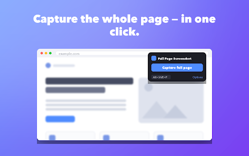 Full Page Screenshot :: Capture a full-page screenshot by scrolling to the bottom and stitching the slices together.