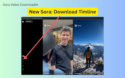 Sora Video Downloader - Save OpenAI Sora 2 videos and images easily :: Quickly save OpenAI Sora 2 videos and images while keeping their original quality.