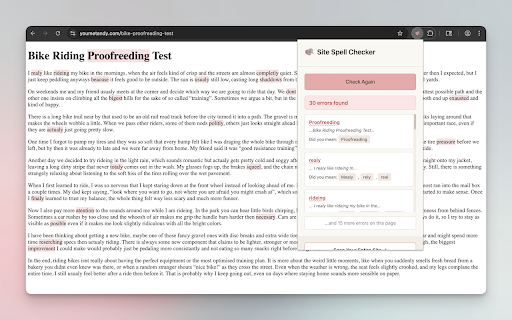 Site Spell Checker :: Spell check any webpage with upsell to full site scan