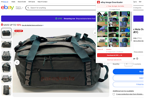 eBay Image Downloader :: Download all eBay listing photos free. No login. No paywall. ZIP in one click.