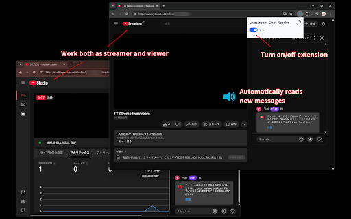 Livestream Chat Reader - Chat Text-to-Speech for Livestreams :: Read YouTube/Twitch livestream chat messages aloud with text-to-speech.