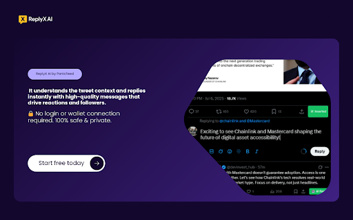 ReplyX AI – Smart Auto-Replies for X (Twitter) :: Auto-replies for viral X (Twitter) crypto posts. Boost engagement, save time, and grow your audience with AI-powered replies.