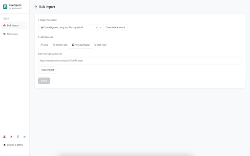 Powerpack for NotebookLM :: Turn web content into learning-ready notebooks in NotebookLM, designed for audio-first learning.