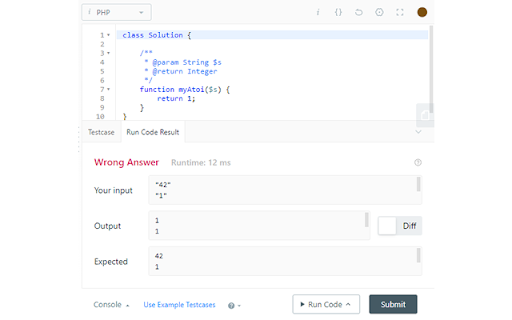 LeetCode expand :: Expands LeetCode input, output and expected containers to show all values.