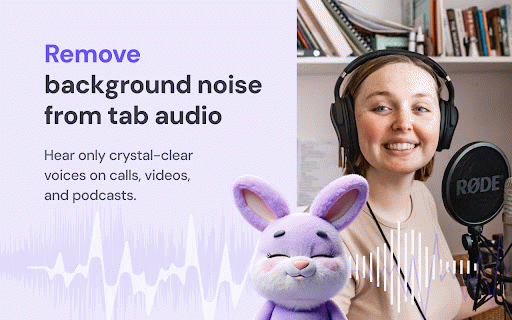 Relax Your Ears - AI Audio Enhancer for Chrome Tabs :: AI noise cancellation for Chrome tabs: mute crowds, traffic, keyboards — hear only voices in videos, meetings & podcasts.