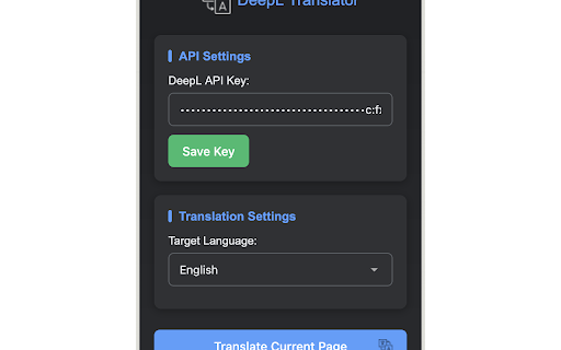 DeepL Translator :: Translate web pages using DeepL API
