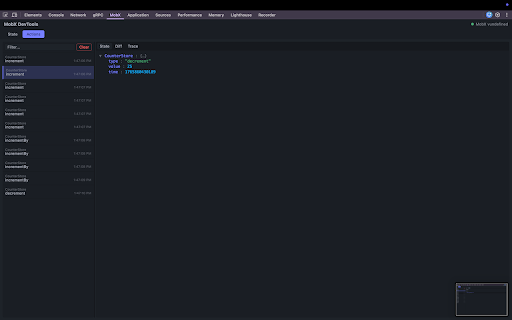MobX DevTools :: A Chrome extension to track and debug MobX state