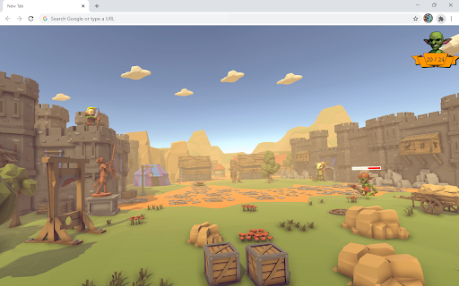 Tower Defense Goblin Wars Game :: Strategic castle defense action with intense tower defense games against goblin waves.