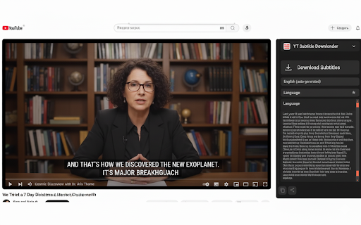 Youtube Subtitles :: Get accurate and fast YouTube subtitles with our extension.