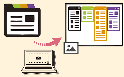 AllTab ScreenShoter :: Get a single screenshot of all currently open tabs in the browser, merged side by side.