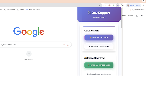 Dev Support Extension :: Chrome extension with admin panel for managing features like Medium Freedium redirect
