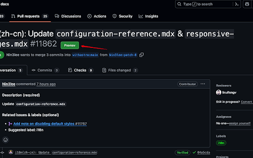 GitHub PR Preview :: Quick access to deployment previews in GitHub Pull Requests