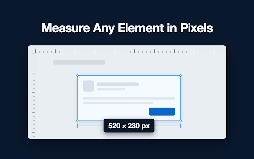 Pixel Ruler :: Use Pixel Ruler tool to measure pixels on any web page: an on screen ruler for element size, spacing and padding.