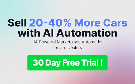 Marketplace Pro AI Quick Lister | AI Vehicle Lister & Stock manager :: Create vehicle listings for Marketplace and Business Pages with AI, and track your listings, sales and prices in one side panel.