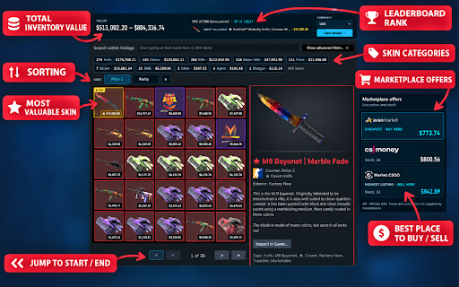 CS2 Inventory Value :: Check your CS inventory value directly on Steam. This CS2 inventory value checker shows item prices and marketplace offers.