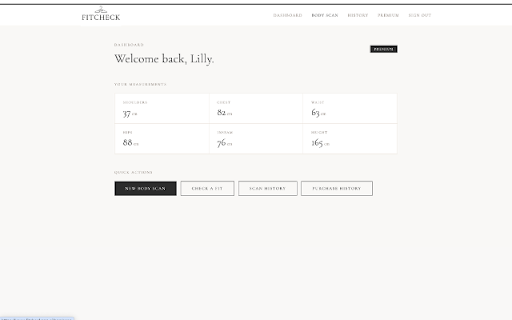 FitCheck :: Check if clothing items will fit you before buying