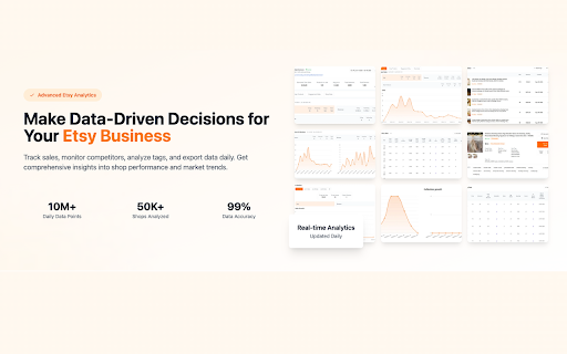 CraftyStats: Etsy Analytics Tool & Shop Tracker :: Analysis of Etsy shops and products using the CraftyStats service