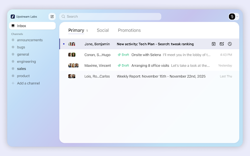 Upstream :: Open your email in Upstream - a better email experience