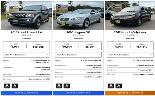 SOARLOGIC: Facebook Marketplace Inventory Publisher :: Automatically post dealership inventory to Facebook Marketplace in one click.