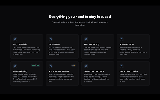 ScreenTimer: Focus & Block Distractions - Screen Timer :: Block distracting sites, filter Reels/Shorts & reclaim focus with Screen Timer. Privacy-first: all data stays local on your device.