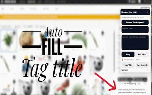 Metadata Ultra by Shimul :: Generate titles and keywords for Adobe Stock submissions using your own xAI (Grok) API key.