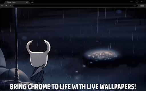 Silent Hero of Hallownest Live Wallpaper :: Step into the shadows with the Silent Hero of Hallownest in this atmospheric Hollow Knight live wallpaper! 🌌✨