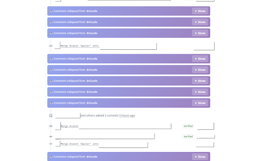 GitHub Comment Collapser :: Auto-collapse comments and reviews from specific GitHub users