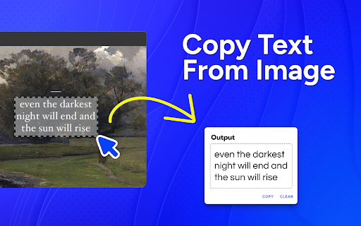 Copy Text From Image :: Discover Copy Text From Image, the tool to pic to text and image to text converter. Upgrade your workflow with our extension.