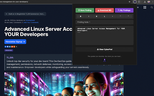 CyberPad :: CyberPad: Your Ultimate Security, Development & Pen-testing Notepad