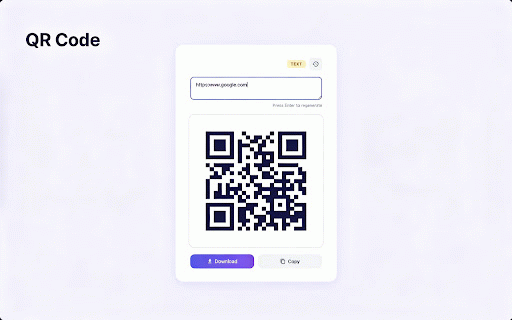 URL to QR Code - QR Code Generator, Right-Click & Share :: Generate QR codes from any URL, text, link or image. Right-click menu, PNG download, history — works 100% offline.