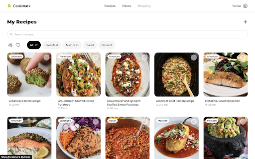 CookMark.it :: Save recipes to your personal recipe collection with one click