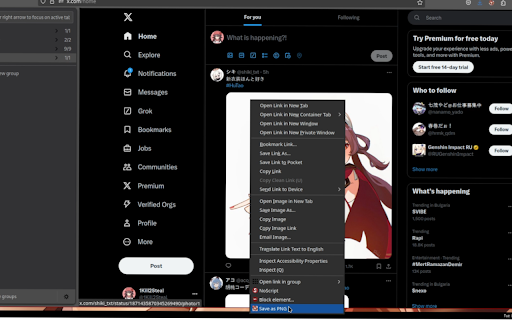 Save Twitter Image as PNG :: Adds a context menu option to save Twitter images as PNG.