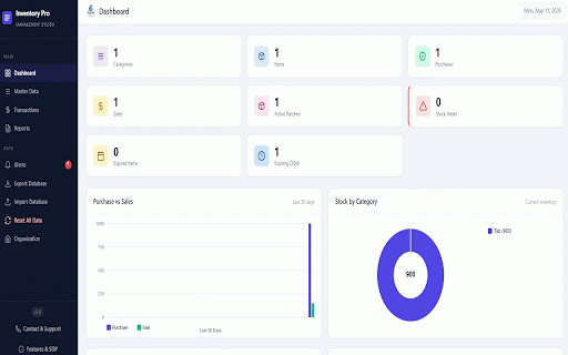 Inventory Management Pro :: Full Premium Inventory System with Master, Transactions & Reports