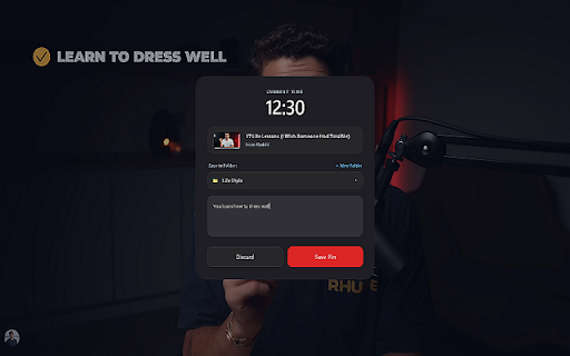 PinMyTube :: Pin timestamps on YouTube videos, add notes, and revisit them anytime.
