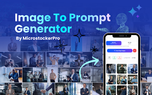 Image to Prompt Generator - AI Bulk Generator :: Bulk image to prompt generator. Easily scan web images into grids & generate AI prompts for Midjourney, DALL-E & Recraft instantly.