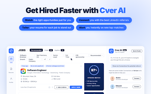 Cver AI Auto-Apply :: Automatically fill and submit job applications powered by Gemini AI.