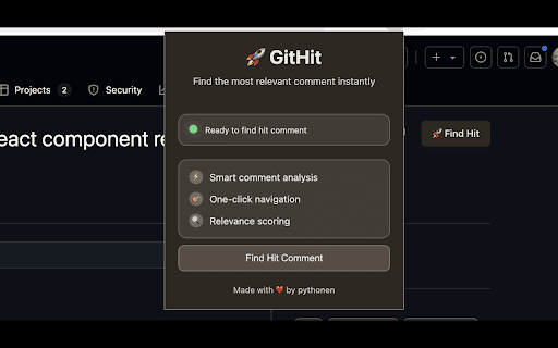 GitHit - Find the Hit Comment :: Intelligently find the most relevant comment in GitHub issues.