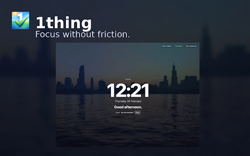 Today Dashboard :: A focused daily dashboard for Chrome new tabs.