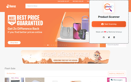 Daraz Spend Lens :: Easily scan your Daraz purchase history and see your total spending in one place. Clear, simple, and stress-free shopping insights.
