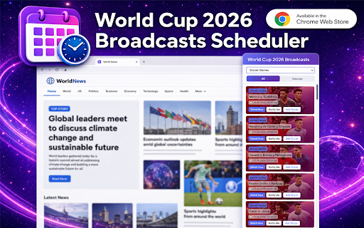 World Cup 2026 Broadcasts Scheduler :: Track World Cup 2026 broadcasts on Peacock TV - schedule, reminders & instant stream links