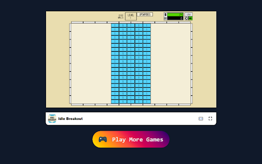 Idle Breakout - Click bricks to earn money and unleash powerful balls! :: Experience classic Breakout in an idle format! Upgrade your balls and break bricks effortlessly.