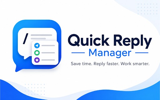 Quick Reply Manager :: Insert saved quick replies in Facebook messages with /shortcut. OneWise license verification.