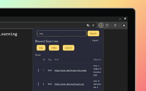 Query Selector Tool :: Easily create and test DOM query selectors on the active page.