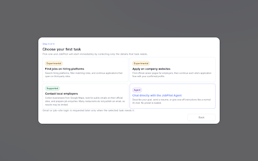 JobPilot 2 :: AI assistant that finds employers, fills job applications, and drafts user-reviewed job enquiries.