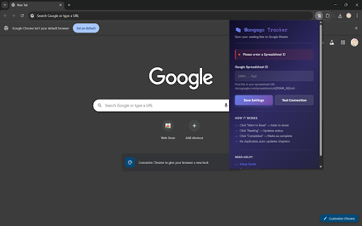 Mangago Reading List Tracker :: Automatically sync your Mangago reading lists to Google Sheets